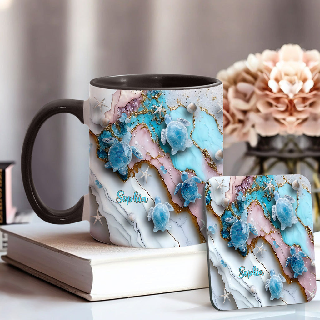 Mug personnalisé « J’adore les tortues »