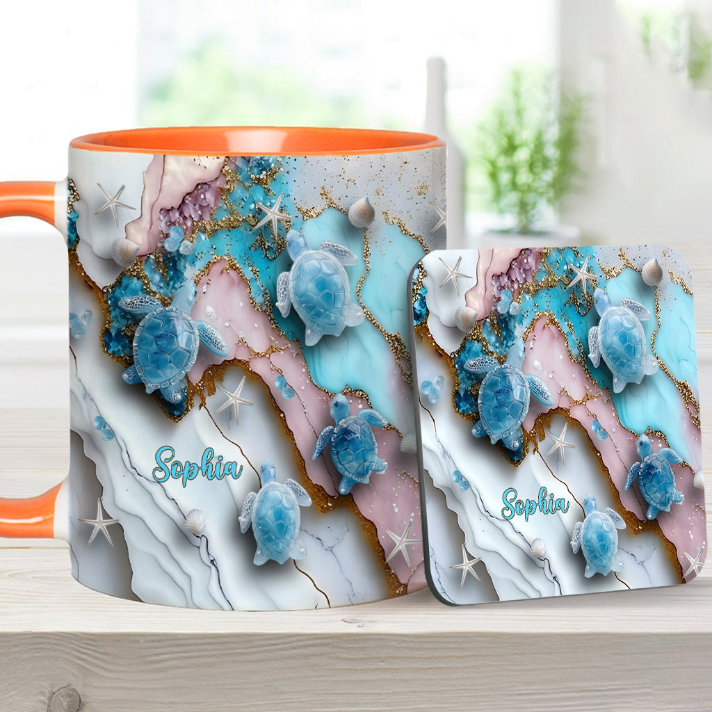 Mug personnalisé « J’adore les tortues »