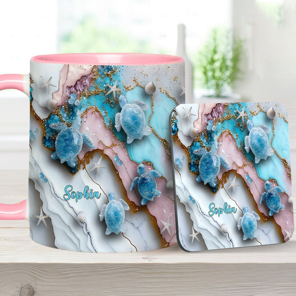 Mug personnalisé « J’adore les tortues »