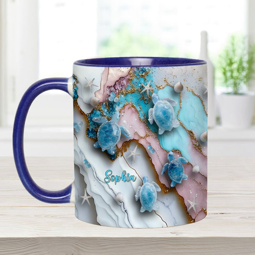 Mug personnalisé « J’adore les tortues »
