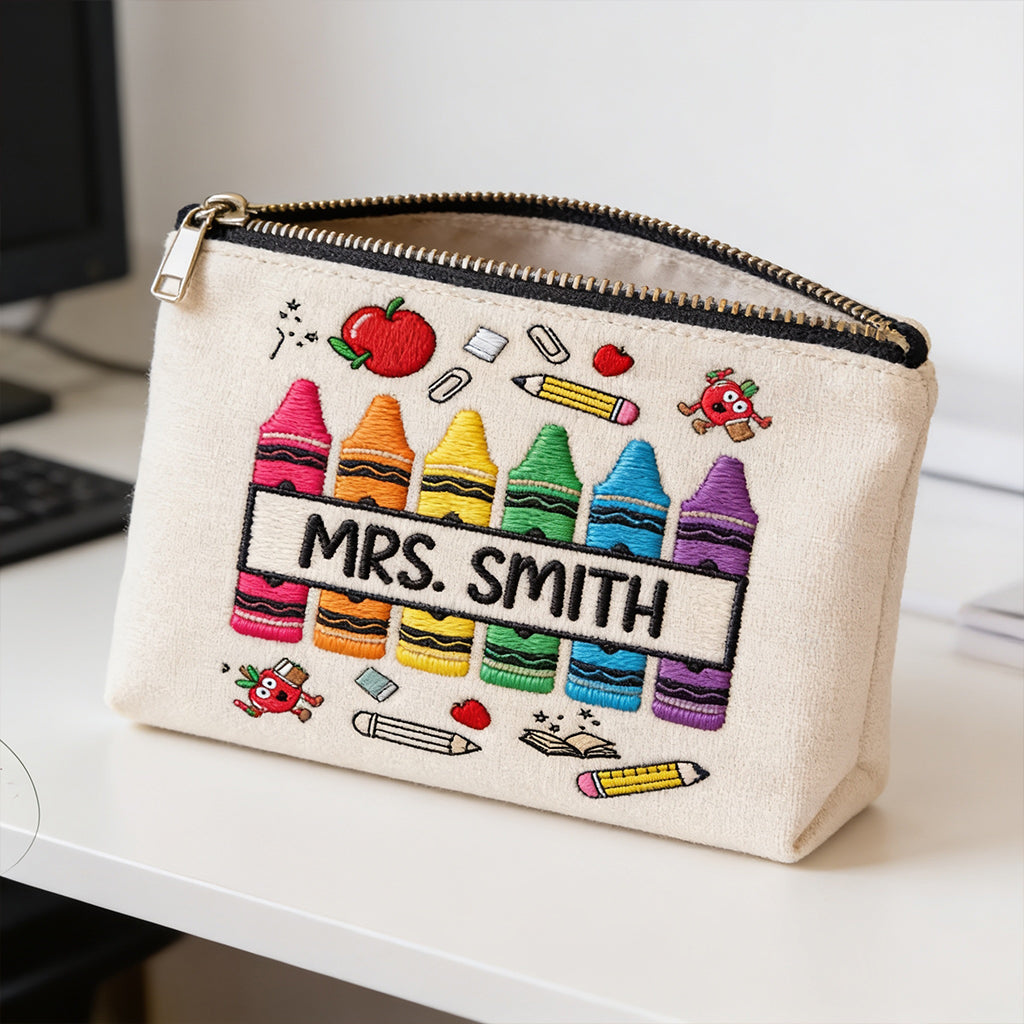 Trousse de Crayon Personnalisée - Trousse pour Enseignant