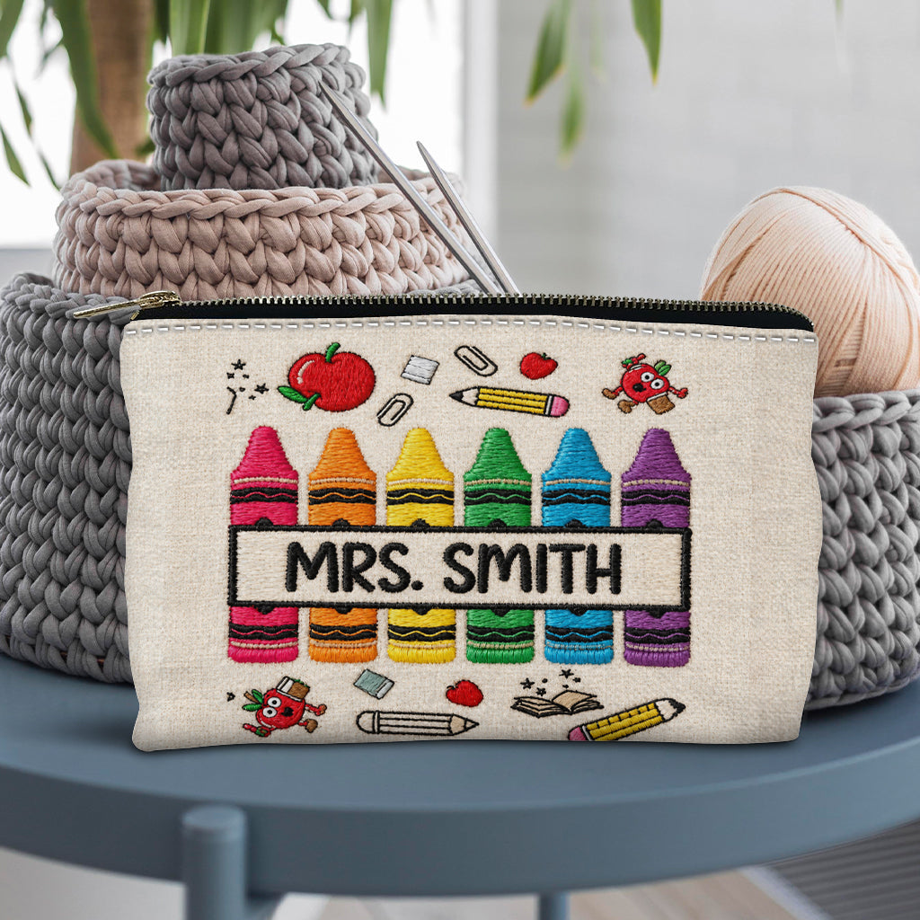 Trousse de Crayon Personnalisée - Trousse pour Enseignant