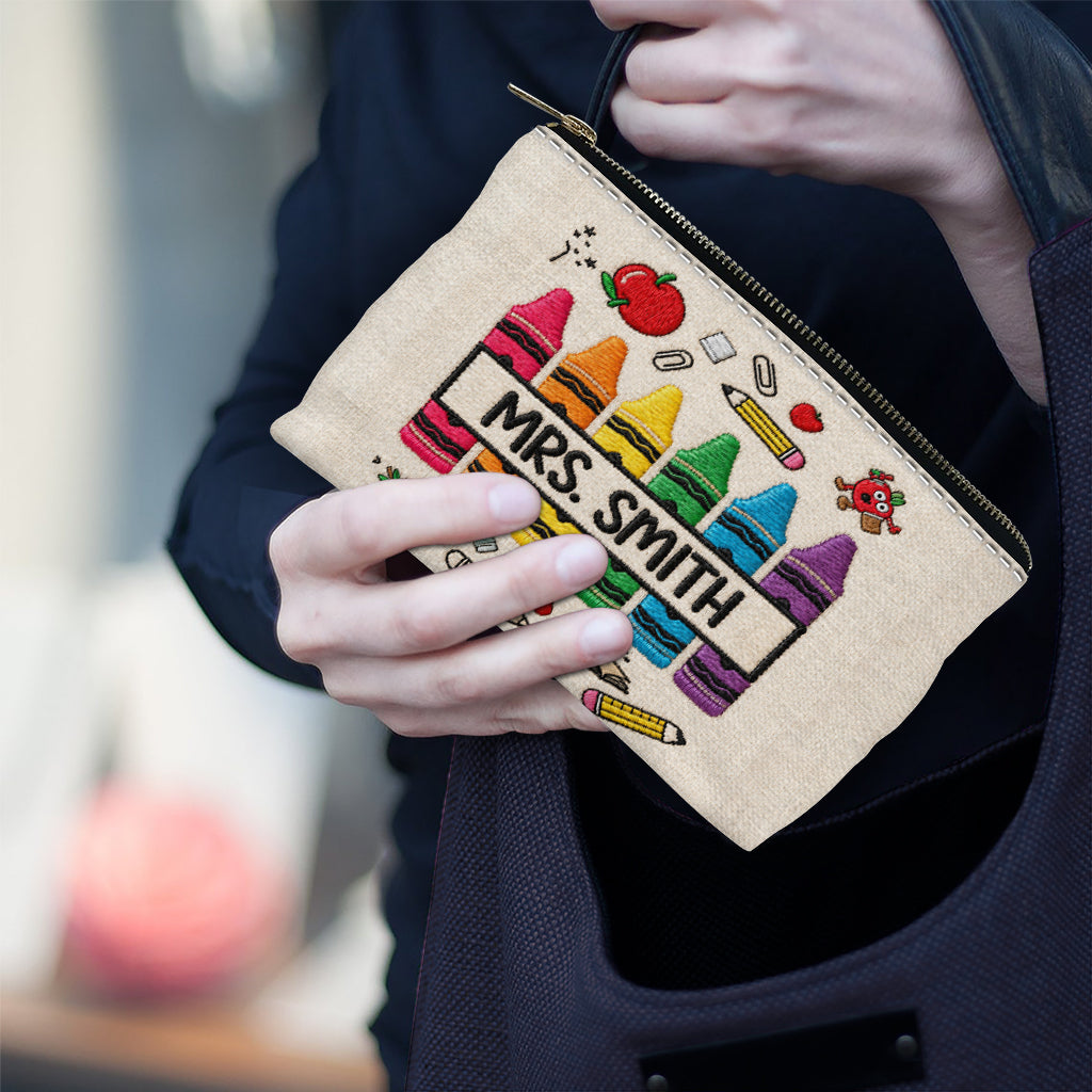 Trousse de Crayon Personnalisée - Trousse pour Enseignant