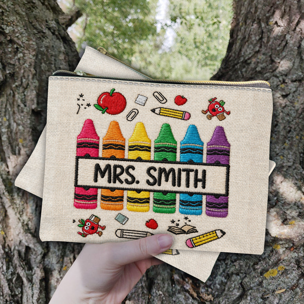 Trousse de Crayon Personnalisée - Trousse pour Enseignant