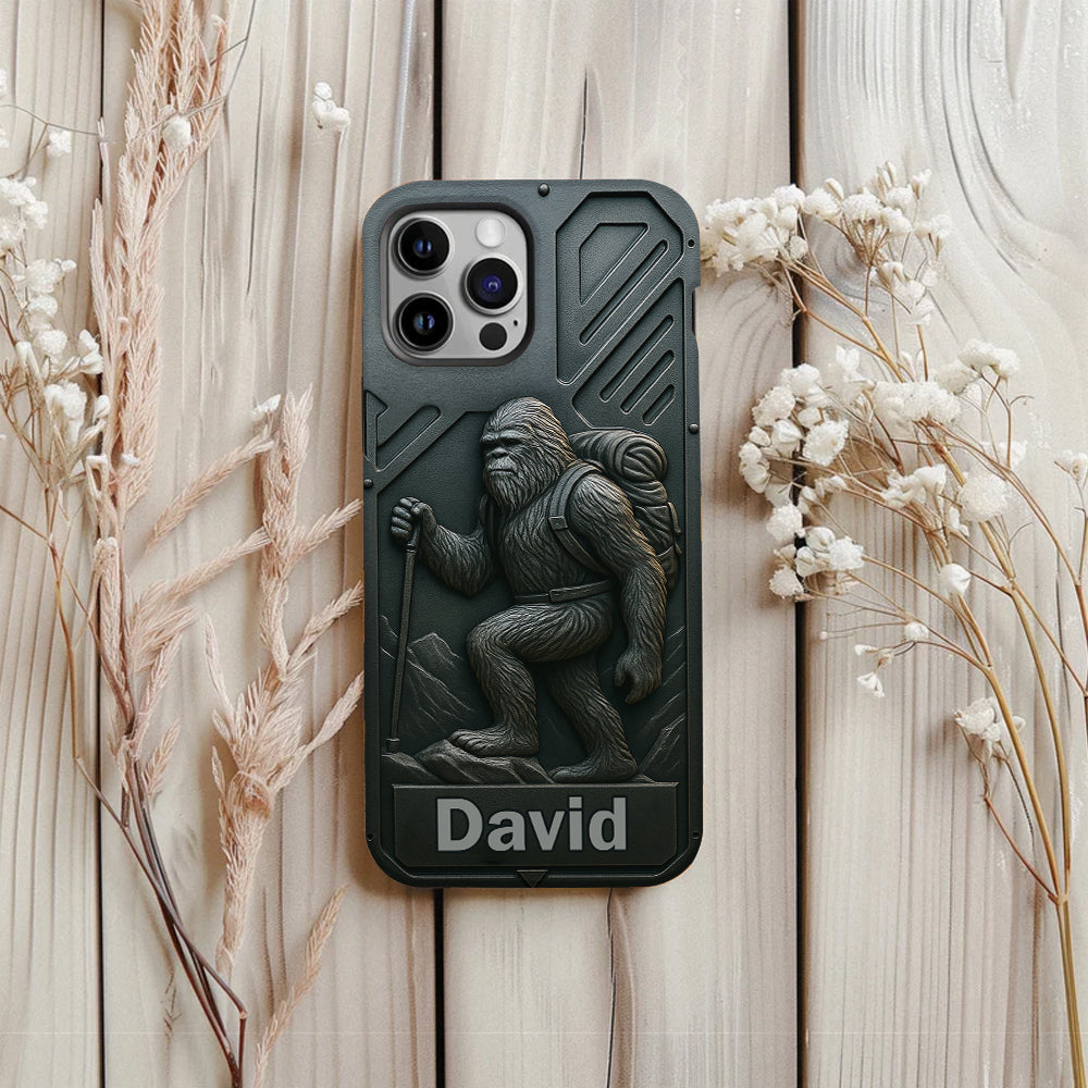 Sasquatch - Personalized Hiking Full Print Phone Case