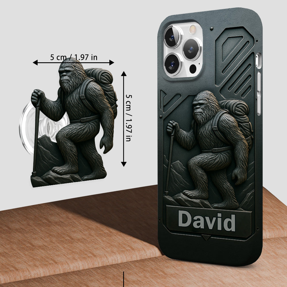 Sasquatch - Personalized Hiking Full Print Phone Case