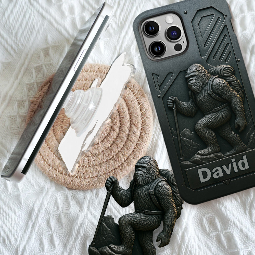 Sasquatch - Personalized Hiking Full Print Phone Case
