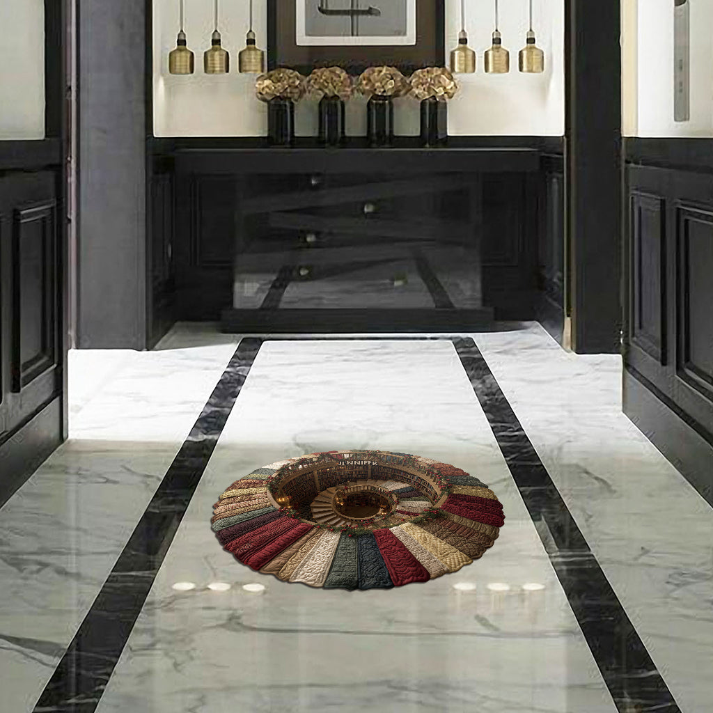 Paillasson/tapis de porte personnalisé en forme de livre pour les amoureux des livres