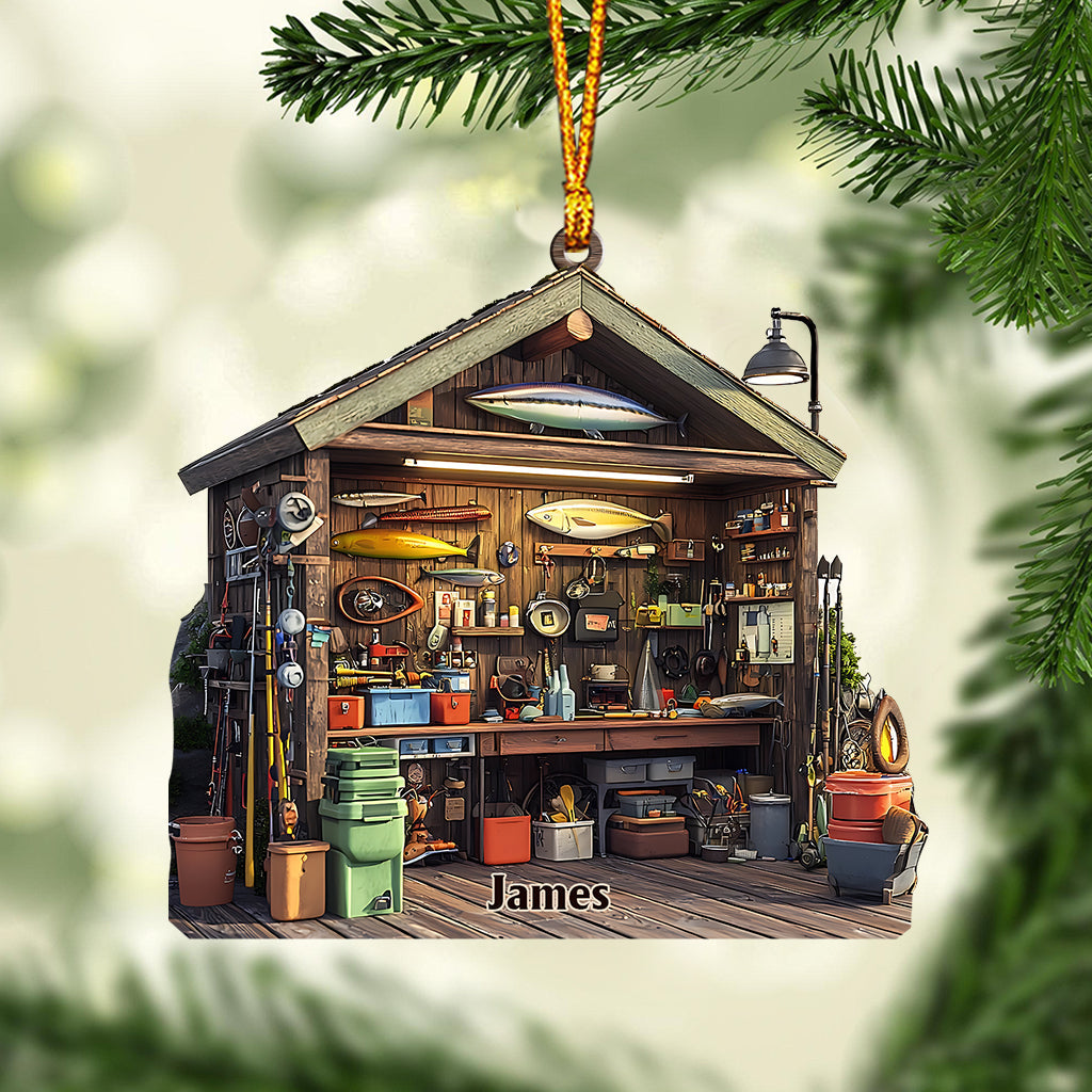 Fishing Equipment - Personalized Fishing Ornament