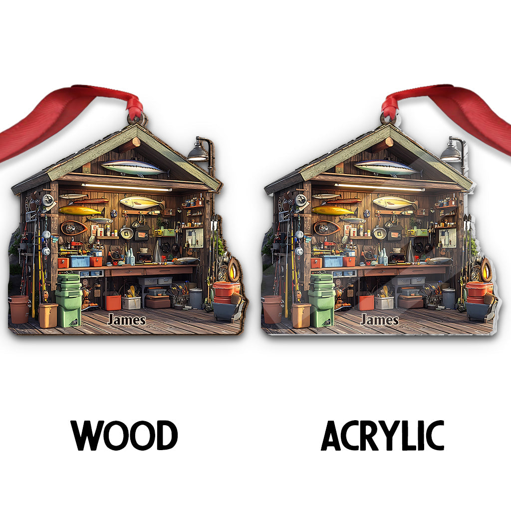 Fishing Equipment - Personalized Fishing Ornament