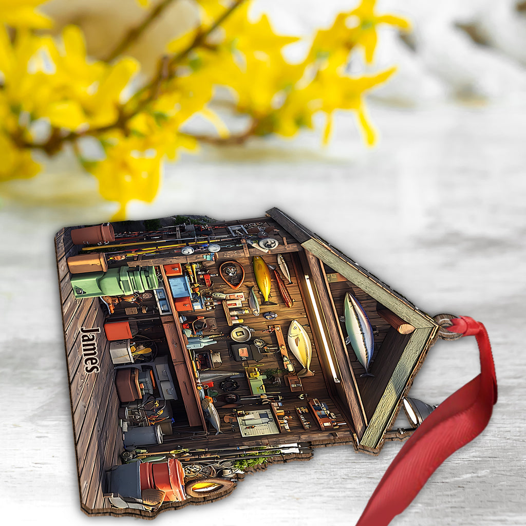 Fishing Equipment - Personalized Fishing Ornament