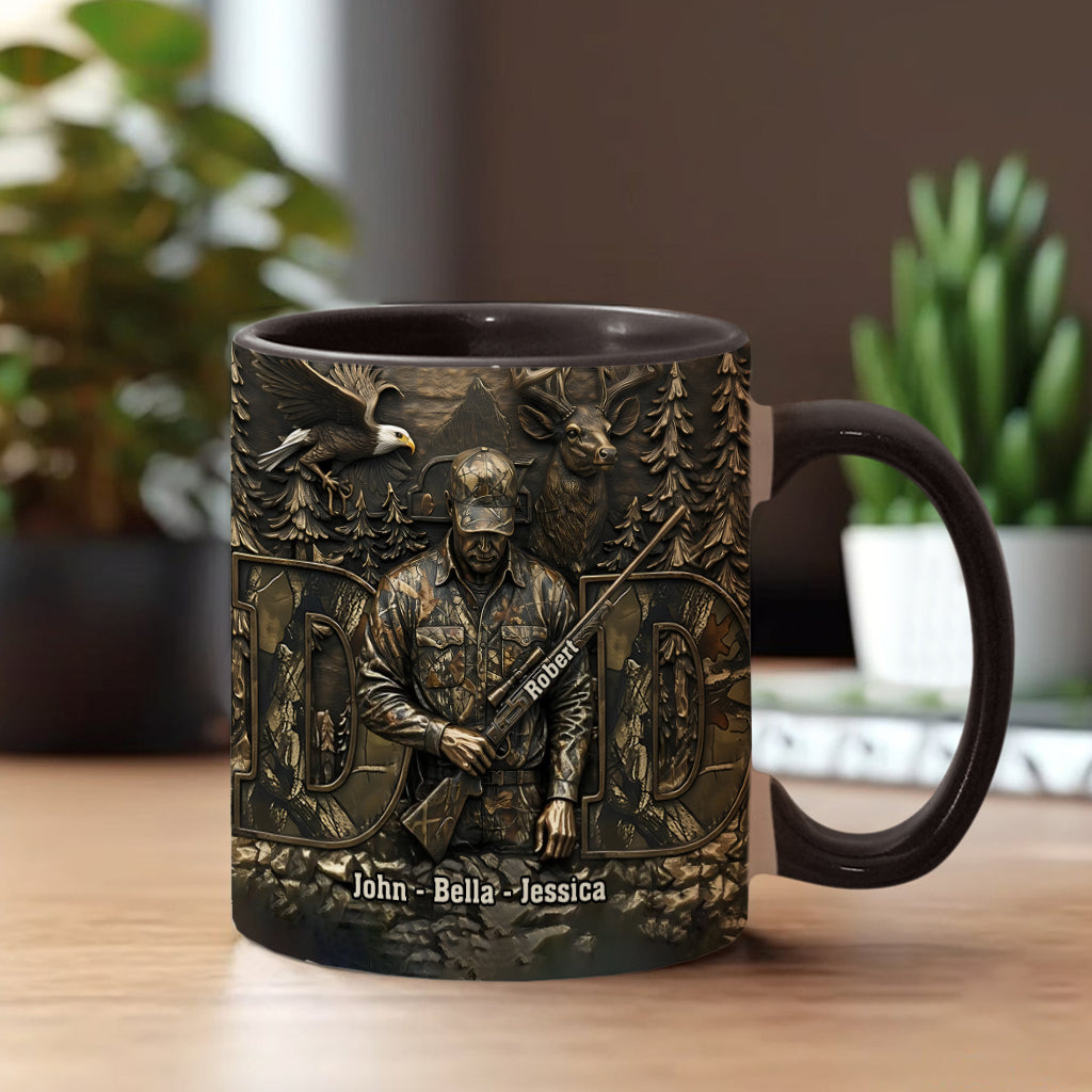 Best Buckin Dad - Personalized Hunting Accent Mug