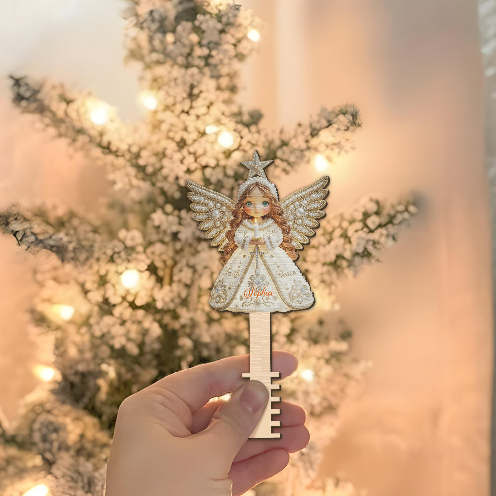 Ange Joie Espérance Foi Paix - Décoration de sapin chrétienne