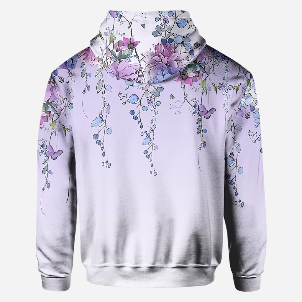 T-shirt personnalisé « Grand-mère et enfants papillon » - T-shirt intégral « Grand-mère »
