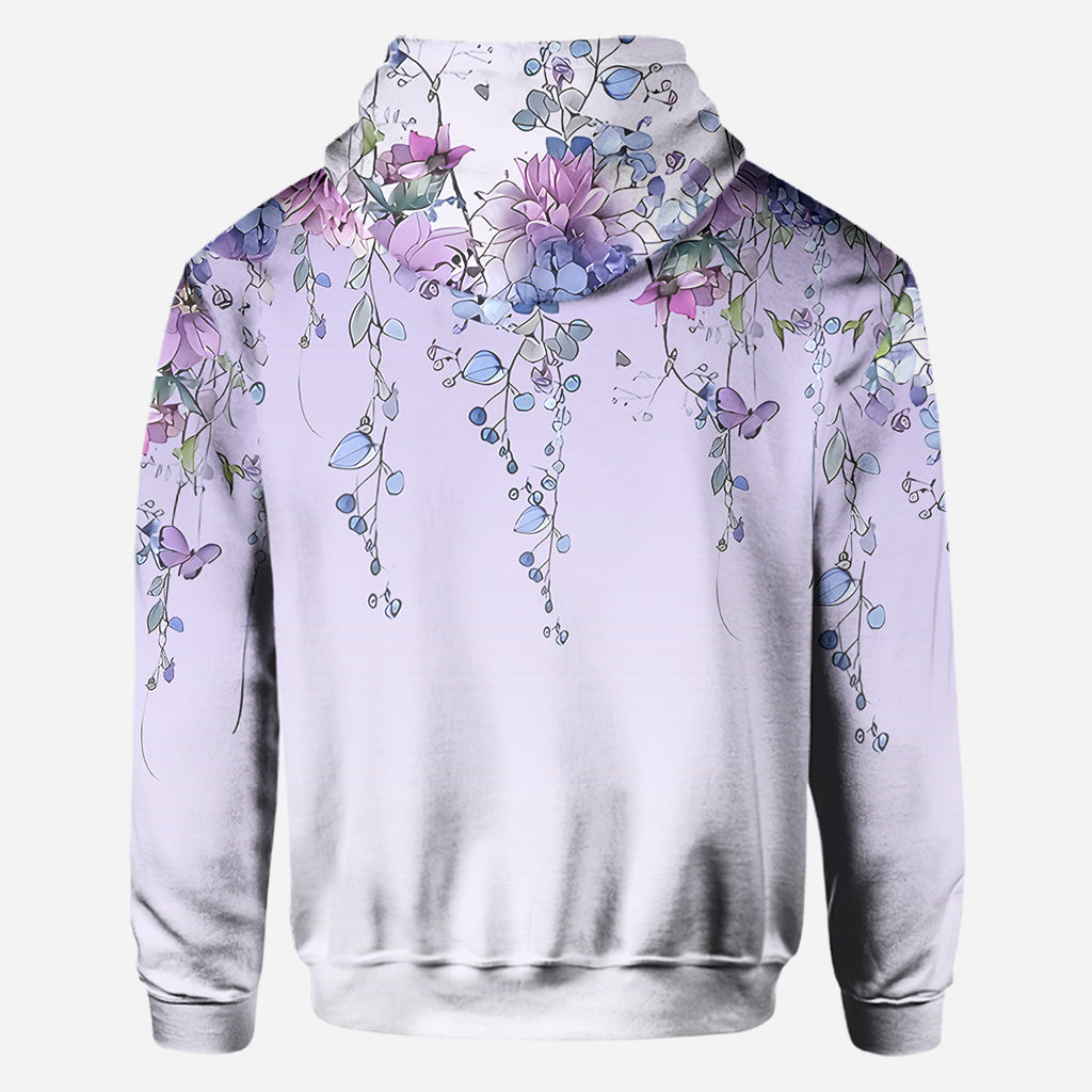 T-shirt personnalisé « Grand-mère et enfants papillon » - T-shirt intégral « Grand-mère »