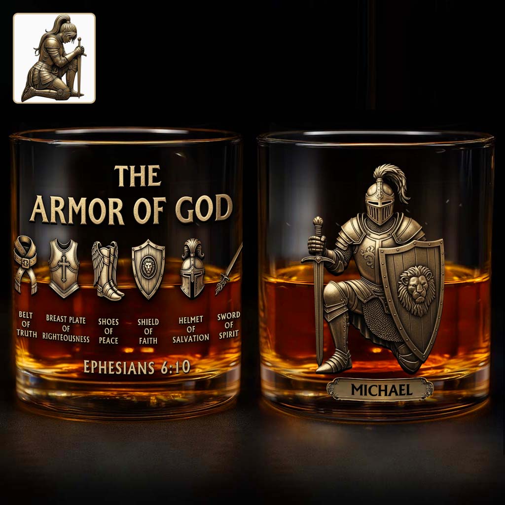 Amor Of God - Verre à whisky chrétien personnalisé