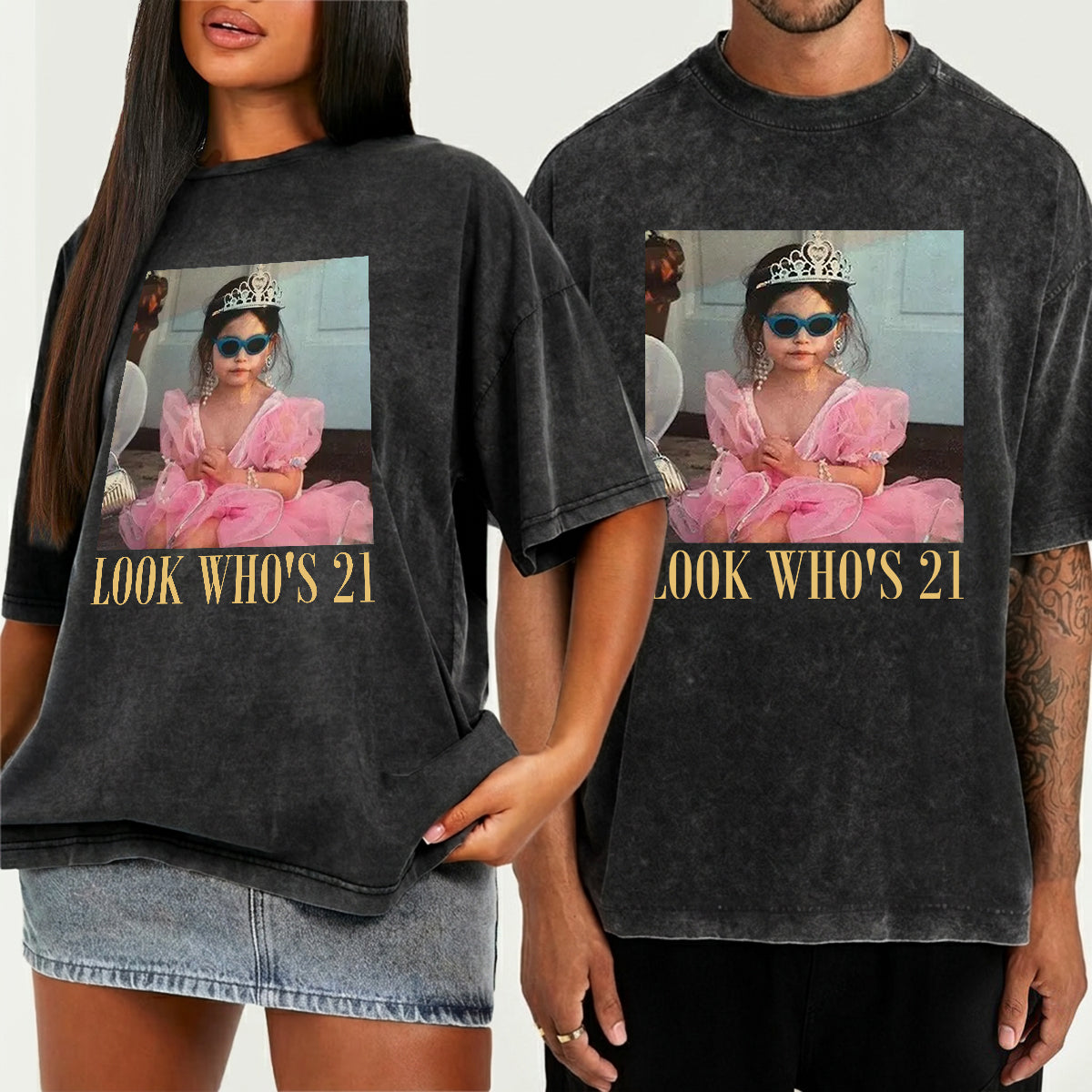 Happy Birthday - Personalized Birthday Wash T-Shirt