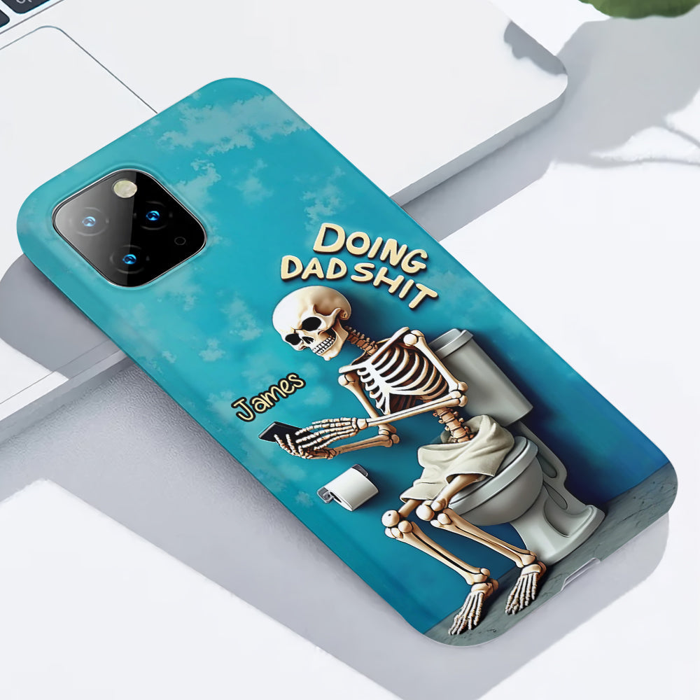 Doing Dad Shit - Personalized Father Full Print Phone Case