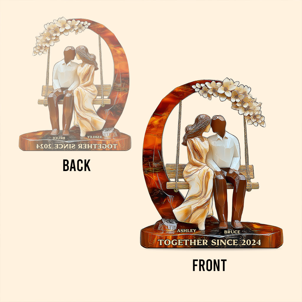 Together Since - Personalized Couple Custom Shaped Acrylic Plaque