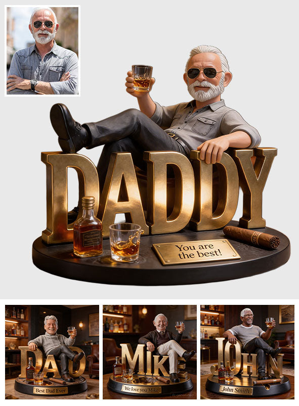 Cadeau pour Amateurs de Whisky et Cigares - Plaque Acrylique Personnalisée