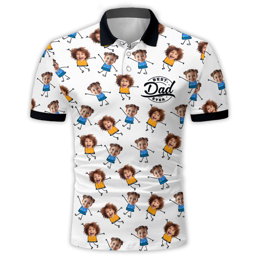 T-shirt humoristique « Papa/Papa/Père » - Polo personnalisé pour papa