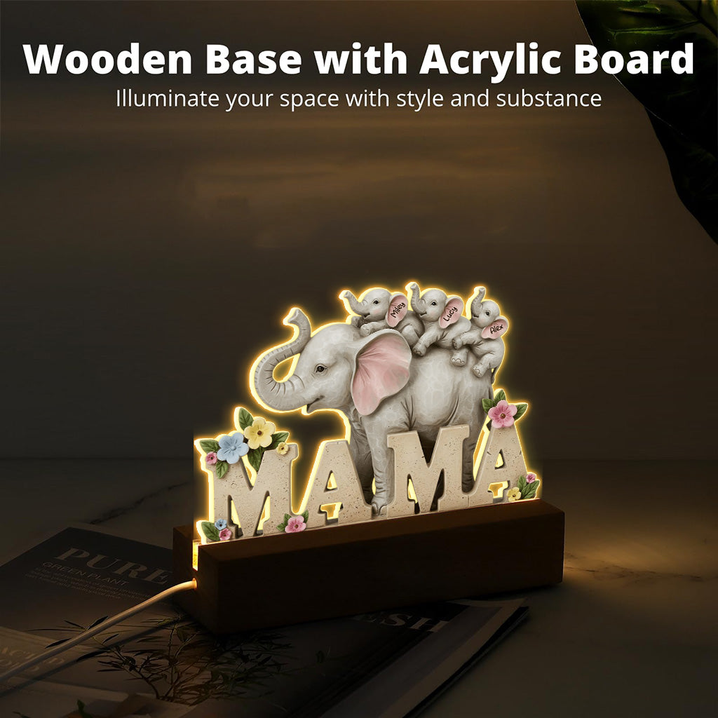 We Love You - Personalized Mother Custom Shaped Acrylic Plaque