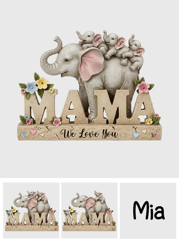 Christmas Gift for Mom - Personalized Mother Custom Shaped Acrylic Plaque