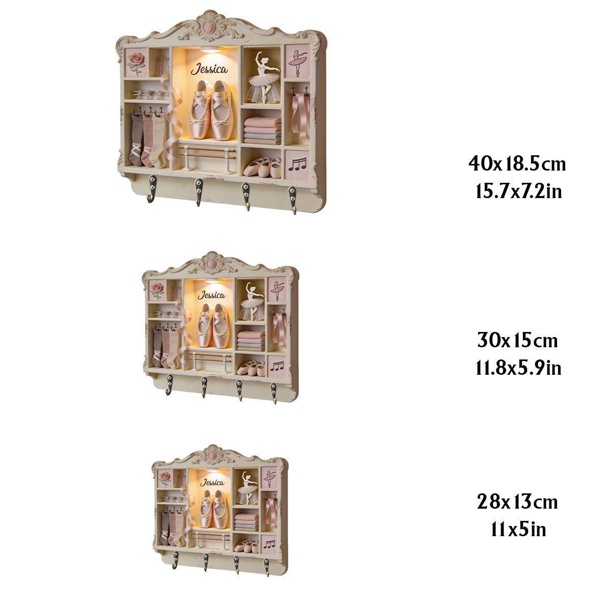 Love Ballet - Porte-manteau de ballet personnalisé et sur mesure