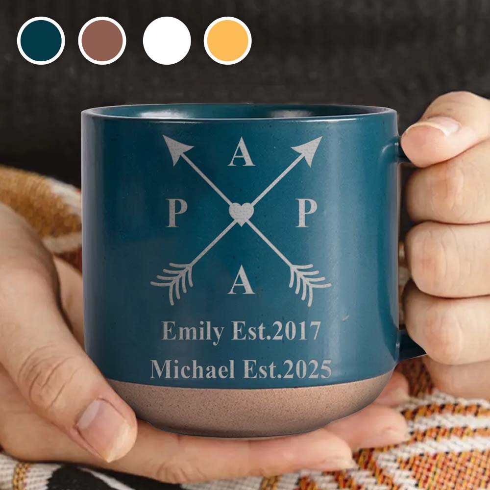 Meilleur papa du monde - Mug en céramique personnalisé gravé pour papa
