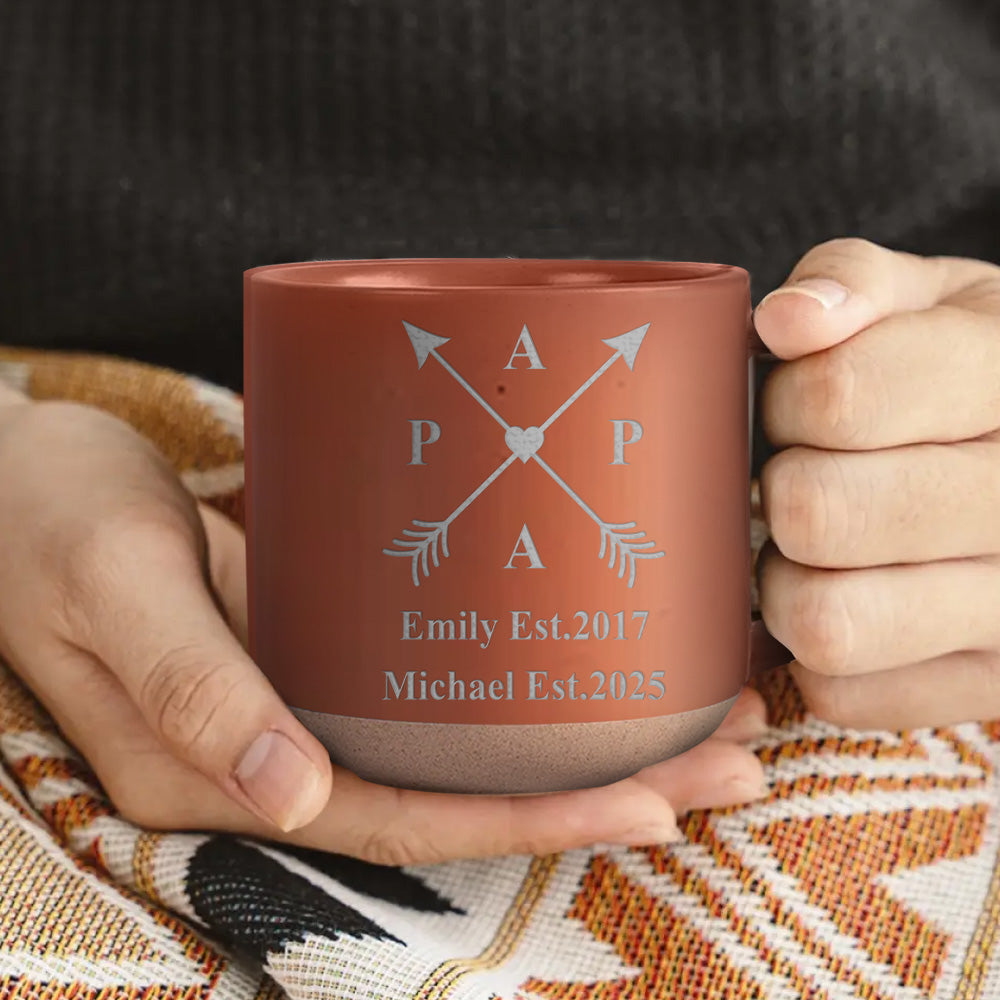 Meilleur papa du monde - Mug en céramique personnalisé gravé pour papa