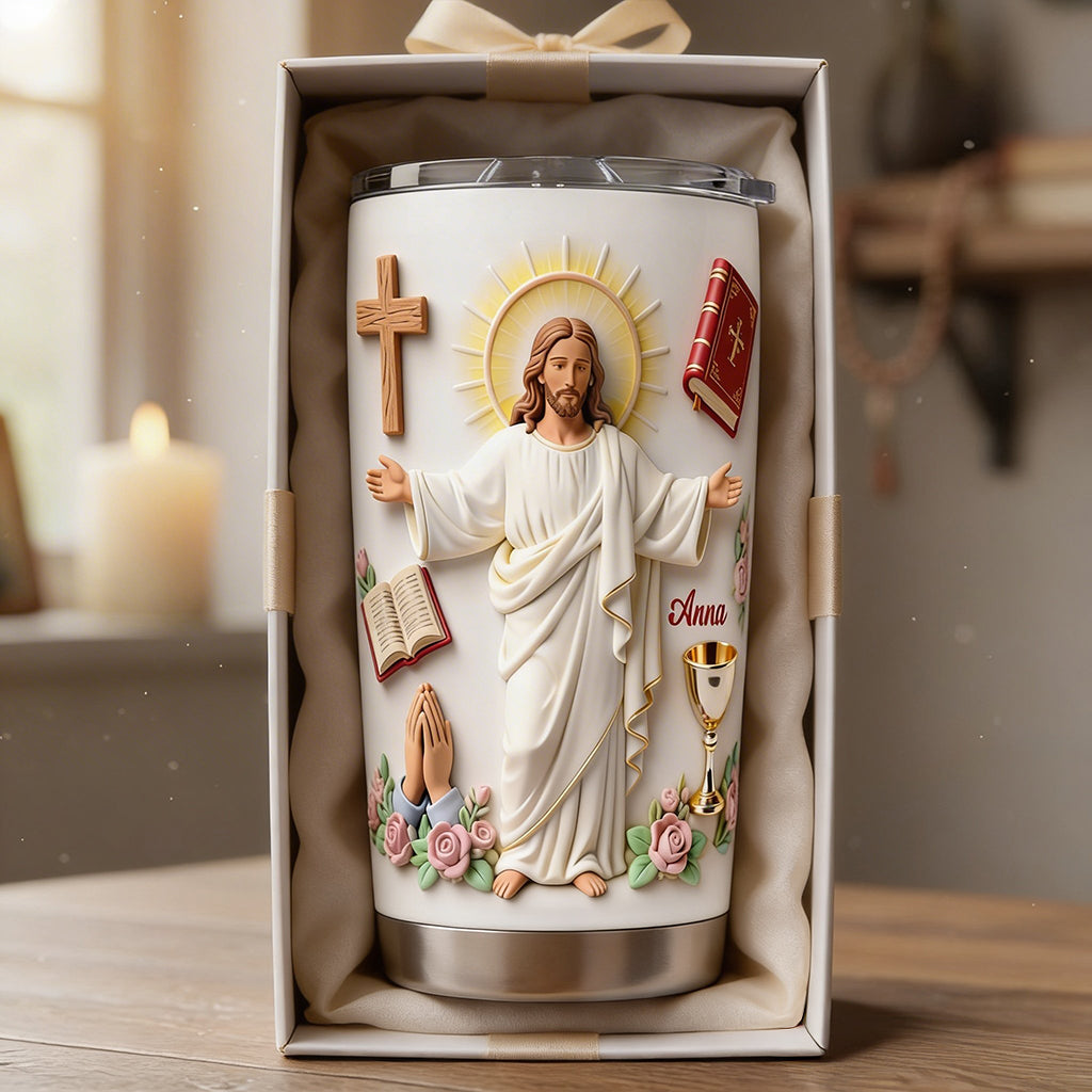 La foi plutôt que la peur - Gobelet chrétien personnalisé