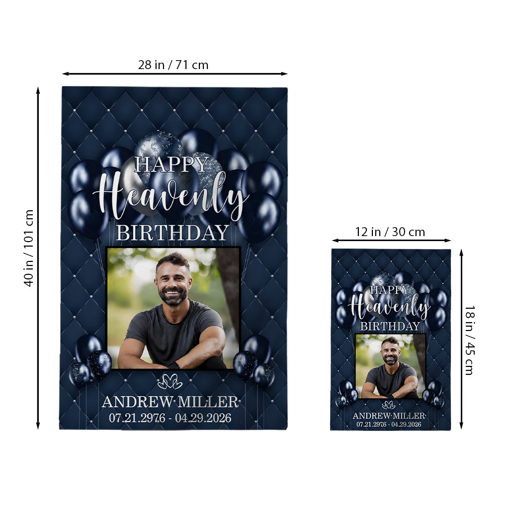 Happy Birthday - Personalized Birthday Garden Flag