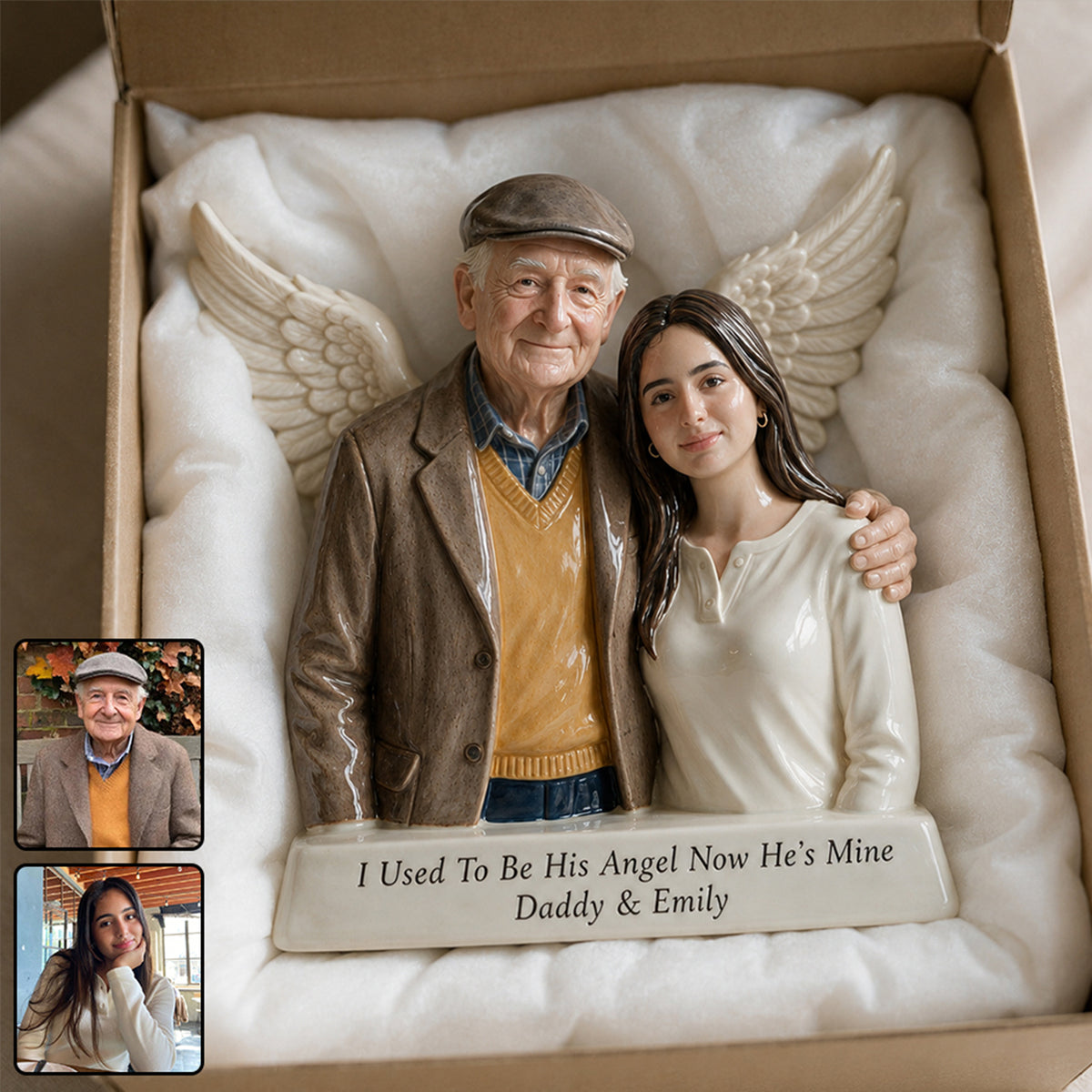 My Guardian Angel - Personalized Memorial 3D Plaque