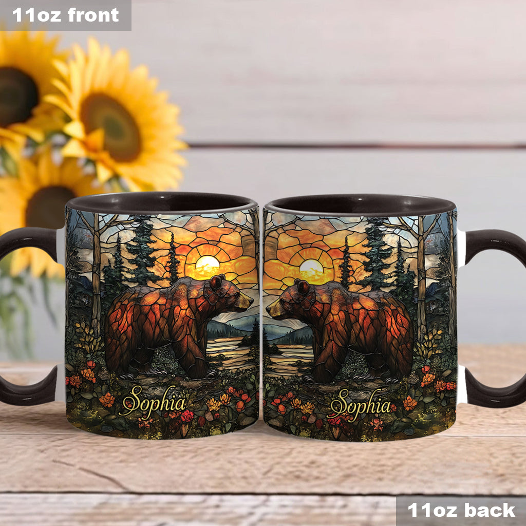 Forest Bear - Personalized Bear Accent Mug
