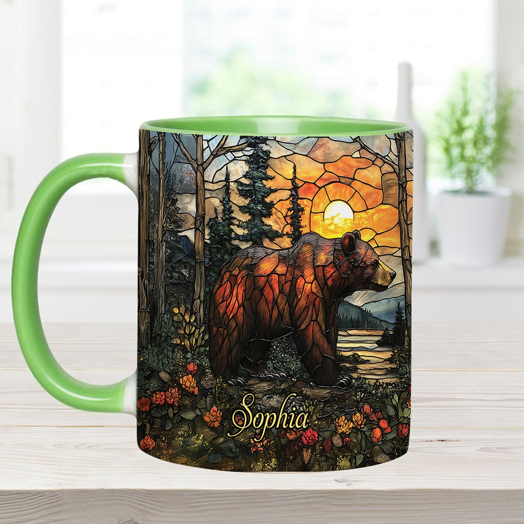 Forest Bear - Personalized Bear Accent Mug