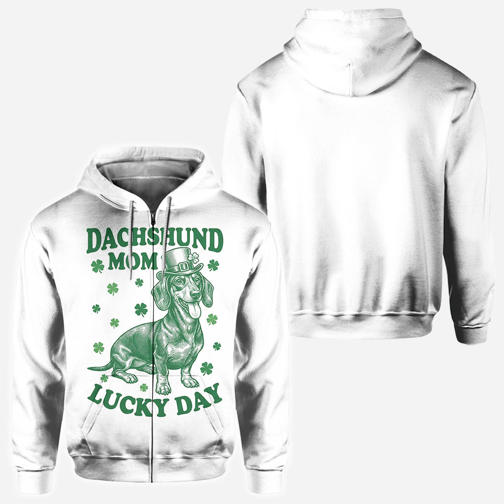 Funny St. Patrick Dog Mom - Personalized Dog All Over Shirt