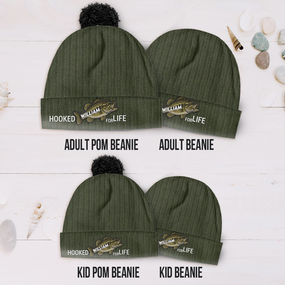 Hook For Life - Personalized Fishing Beanie Hat