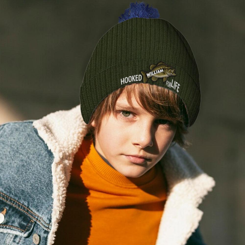Hook For Life - Personalized Fishing Beanie Hat