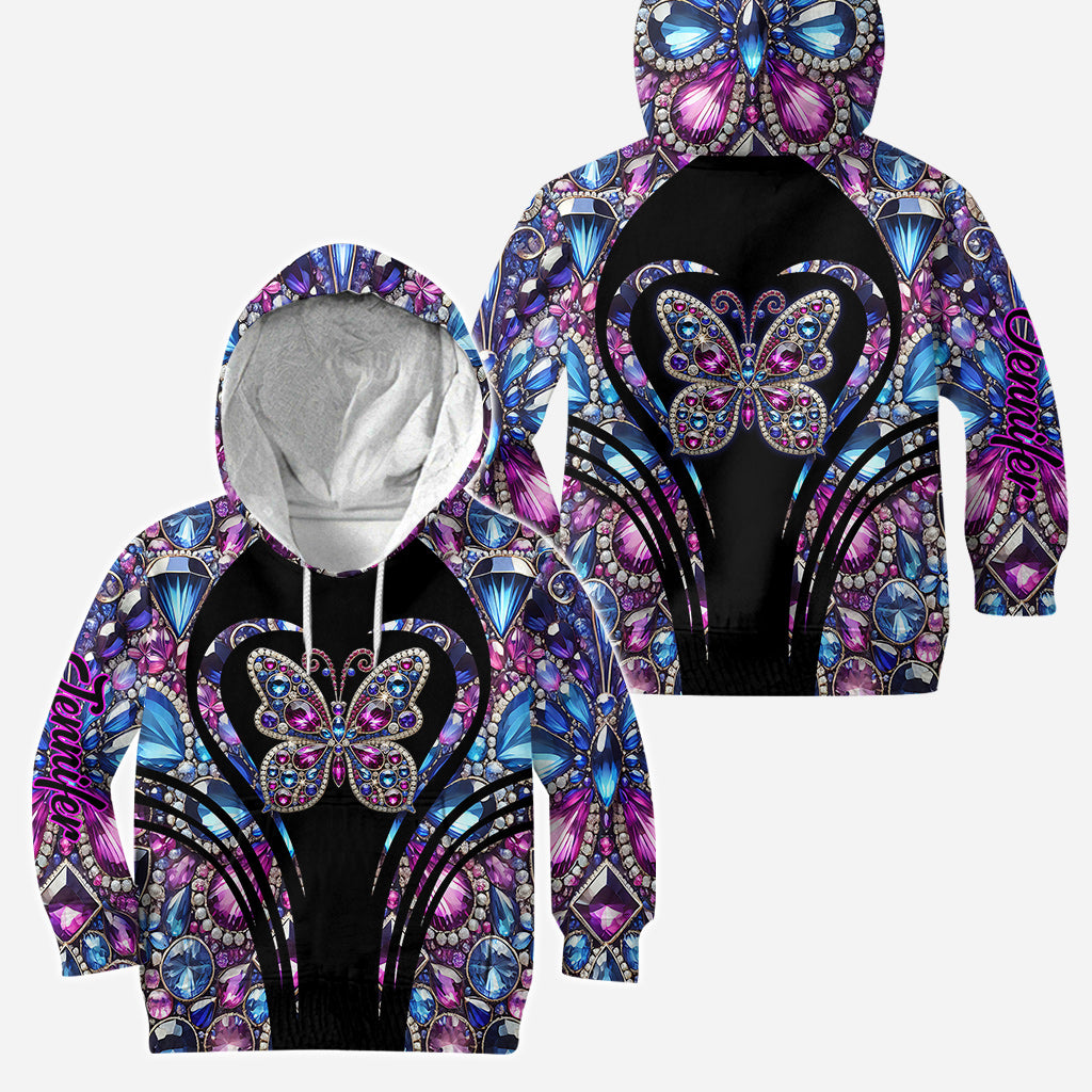 Love Butterfly - Sweat à capuche et legging papillon personnalisés