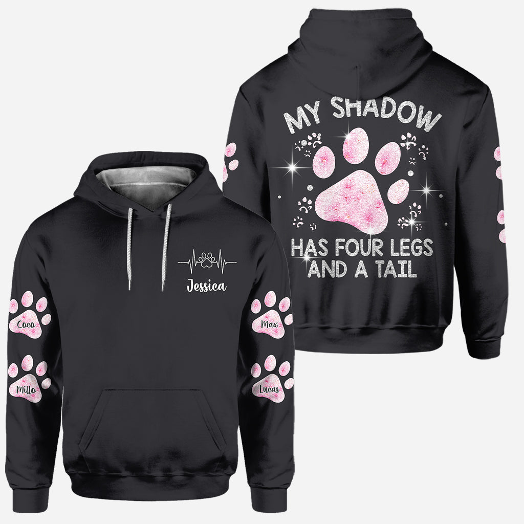 Mon ombre a quatre pattes - Sweat à capuche et leggings personnalisés pour chien