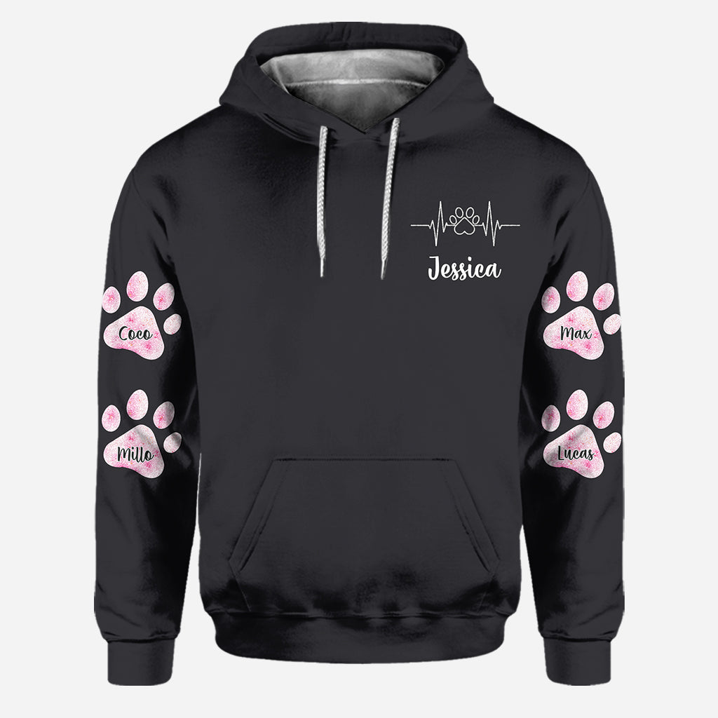 Mon ombre a quatre pattes - Sweat à capuche et leggings personnalisés pour chien