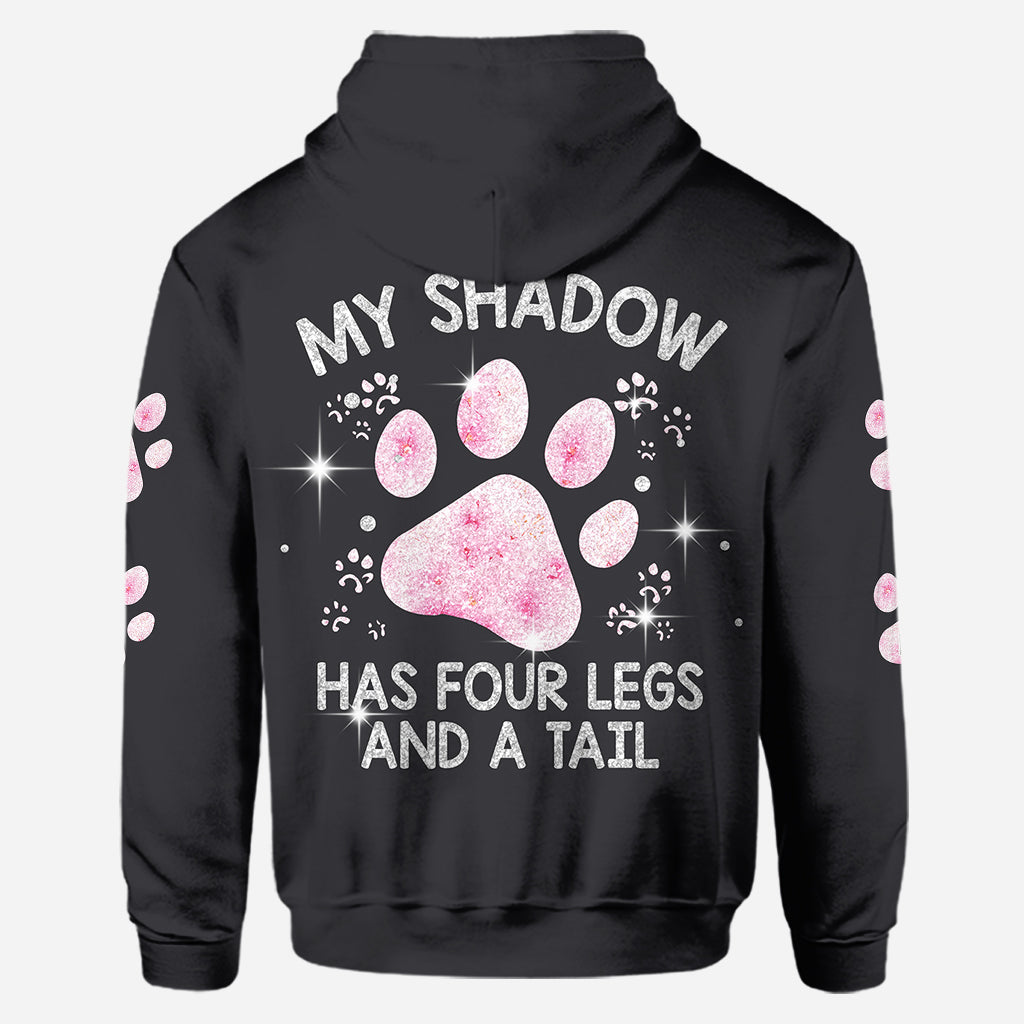 Mon ombre a quatre pattes - Sweat à capuche et leggings personnalisés pour chien