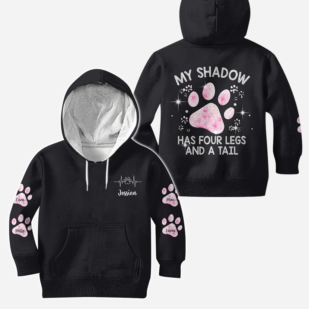 Mon ombre a quatre pattes - Sweat à capuche et leggings personnalisés pour chien