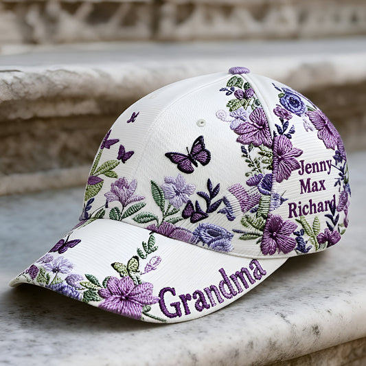 Meilleure grand-mère du monde - Casquette classique personnalisée pour grand-mère