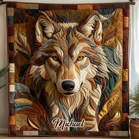 Couverture personnalisée Native Wolf -