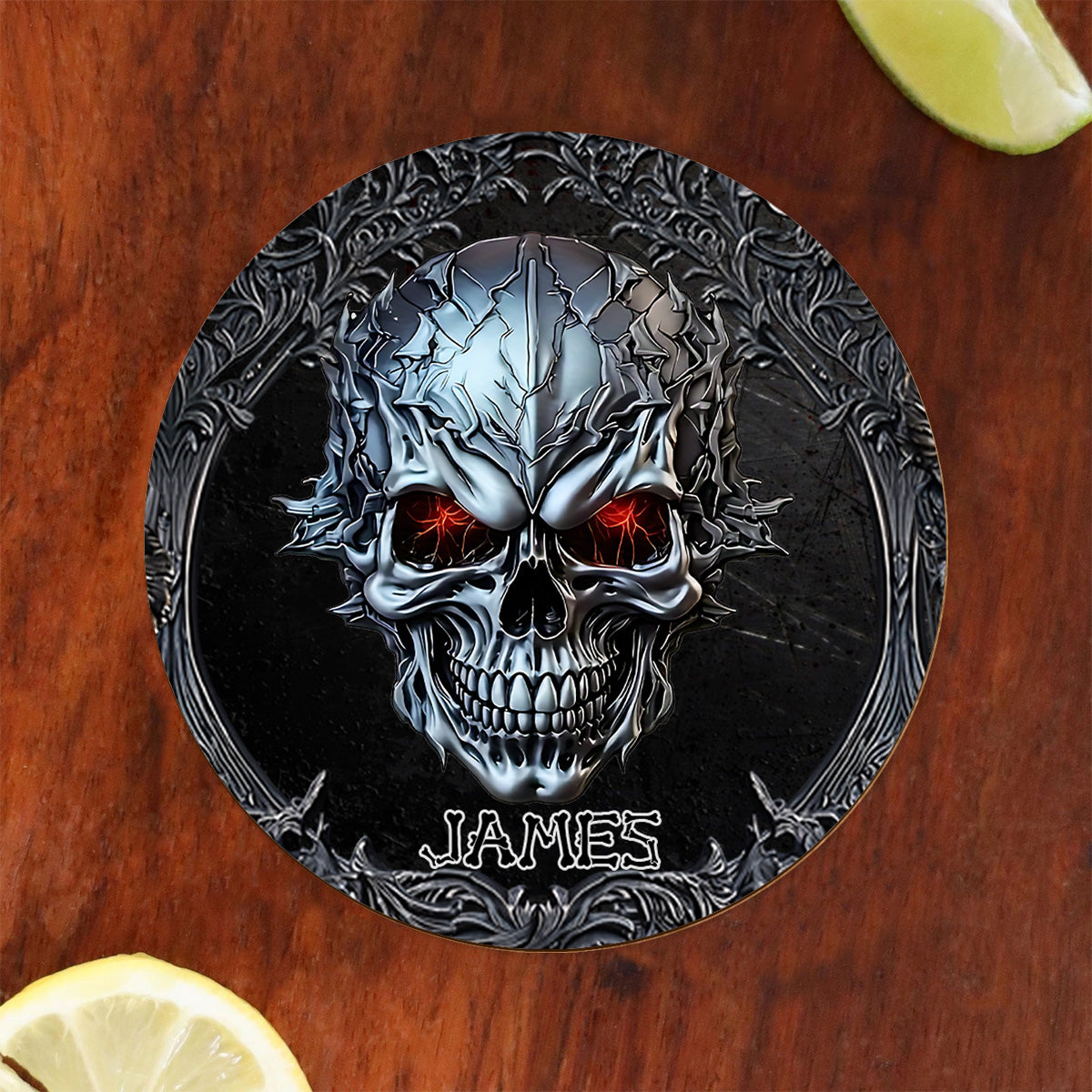 Cool Skull - Personalized Skull Whiskey Glass