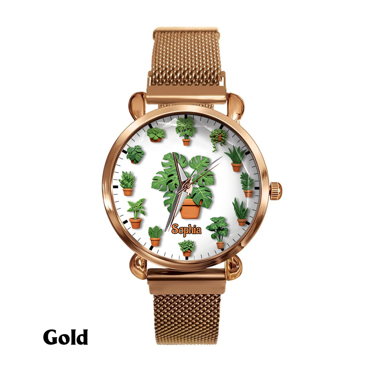 J'ai vraiment besoin de toutes ces plantes - Montre-bracelet personnalisée pour jardinière