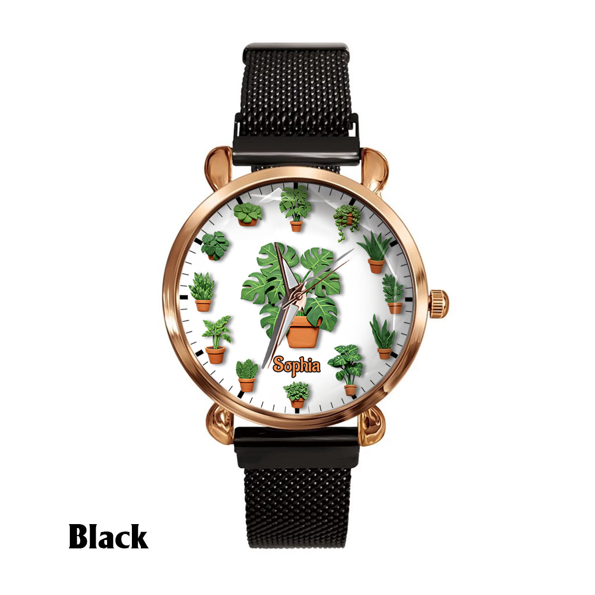 J'ai vraiment besoin de toutes ces plantes - Montre-bracelet personnalisée pour jardinière