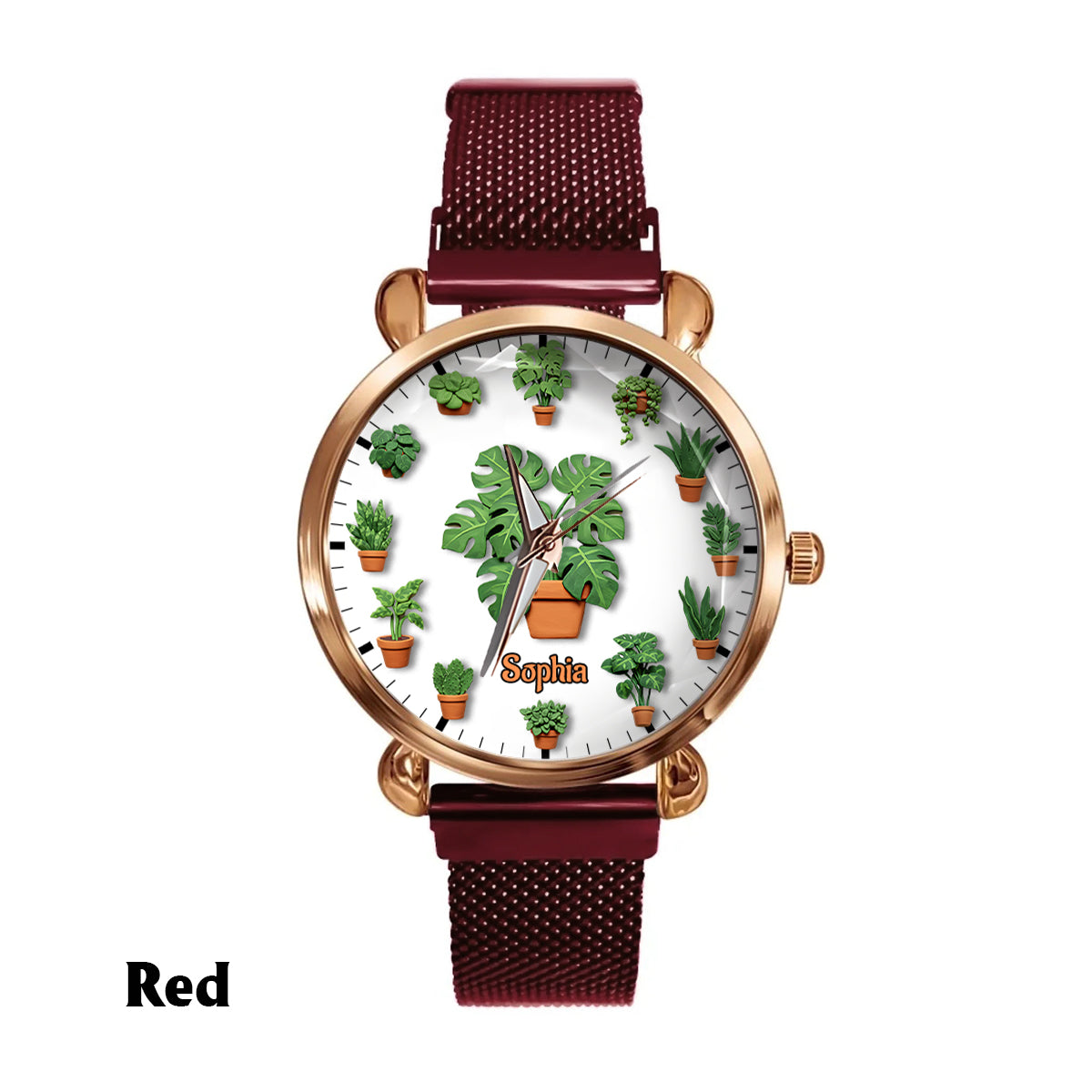 J'ai vraiment besoin de toutes ces plantes - Montre-bracelet personnalisée pour jardinière