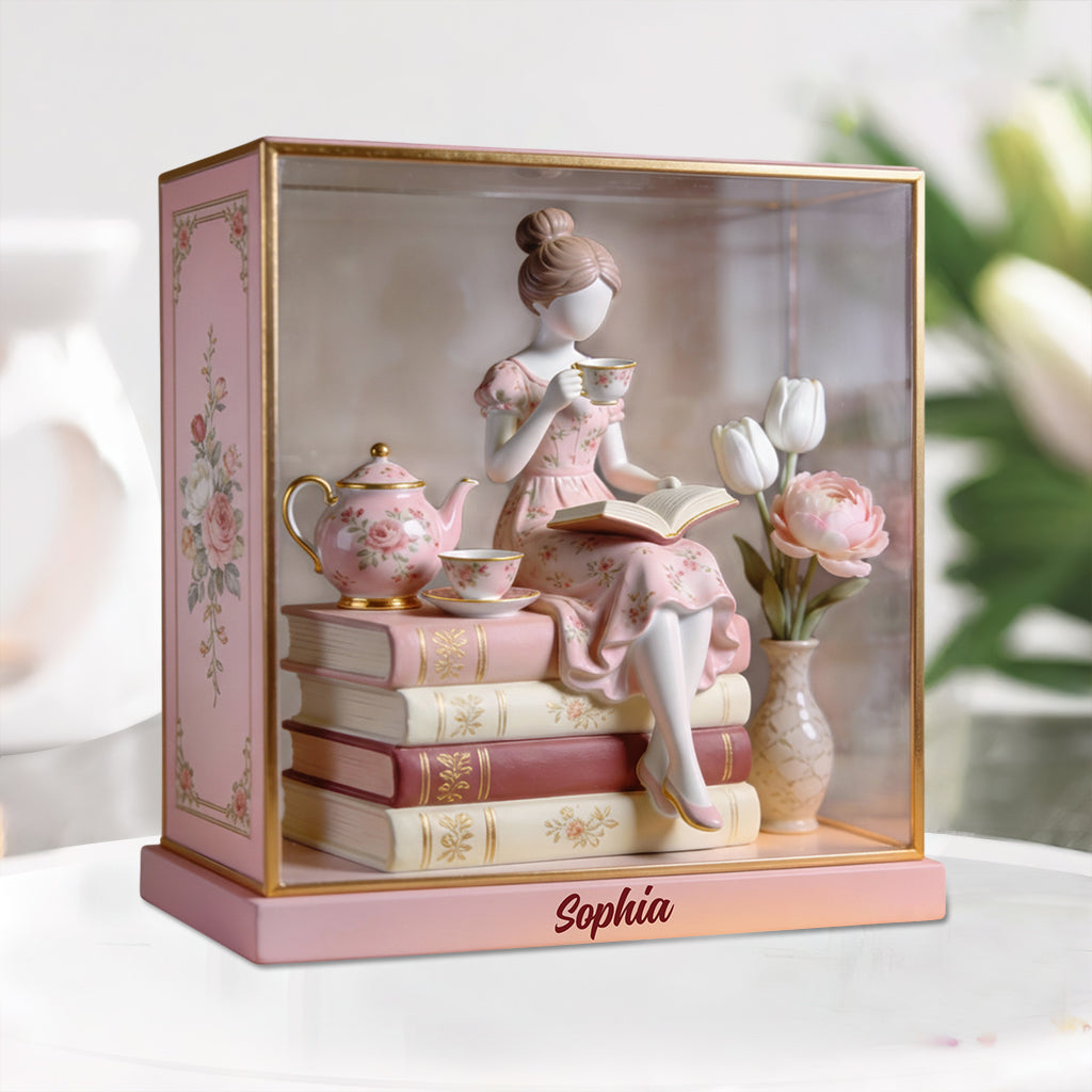 Love Books - Personalized Book Custom Shaped Acrylic Plaque